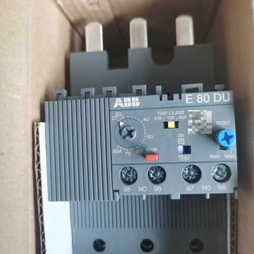 议价原装ABB电子式过载继电器 E80DU80