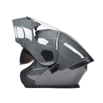 AD电动摩托车头盔3C认证揭面盔