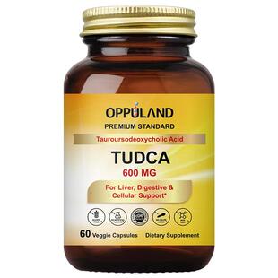 Oppuland胆酸高浓度胆酸盐胶囊600mg肝酶消化胆汁酸盐补充剂熬夜