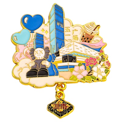 湖南文创冰箱贴杜甫江阁五一广场岳麓书院打卡旅游纪念品送朋友