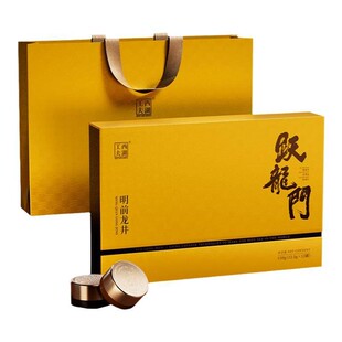 香菇年货节】西湖工夫杭州特产龙井绿茶叶礼盒装送长辈过年走亲戚