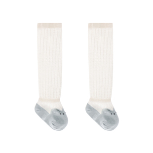 新生婴儿长筒袜子夏季薄款网眼棉袜男女童宝宝夏天高筒过膝防蚊袜