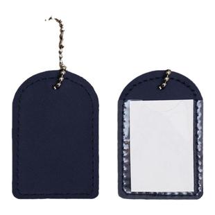 杰利 皮质吊牌定制会议名称办公文件包名字牌 文件袋标签牌公文包挂牌印刷PU刻字身份牌吊牌名字定制皮质名牌