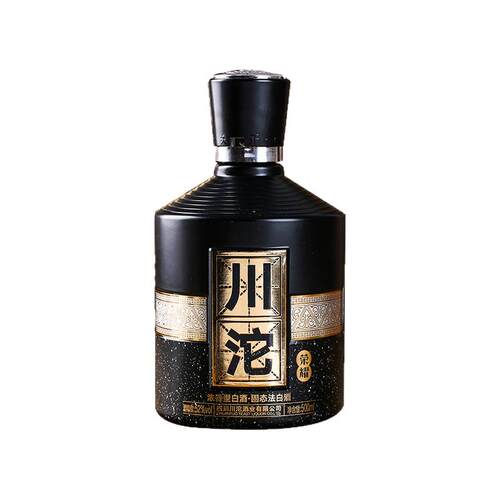 四川川沱白酒固态法发酵纯粮食酒高档礼盒装送礼宴席52度柔500ml