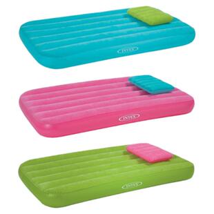 intex出口环保儿童充气床垫 帐篷野营男女宝宝气垫床 植绒加厚床