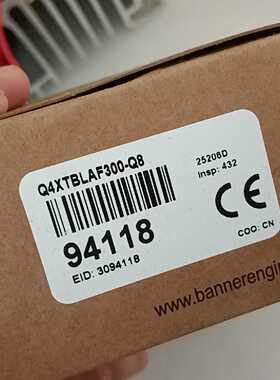 溢价-BANNER/邦纳 Q4XTBLAF300-Q8激光传感