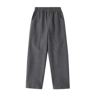 伊顿校服中小学生英伦运动长裤 纯棉舒适灰色藏青棒球服长裤校裤