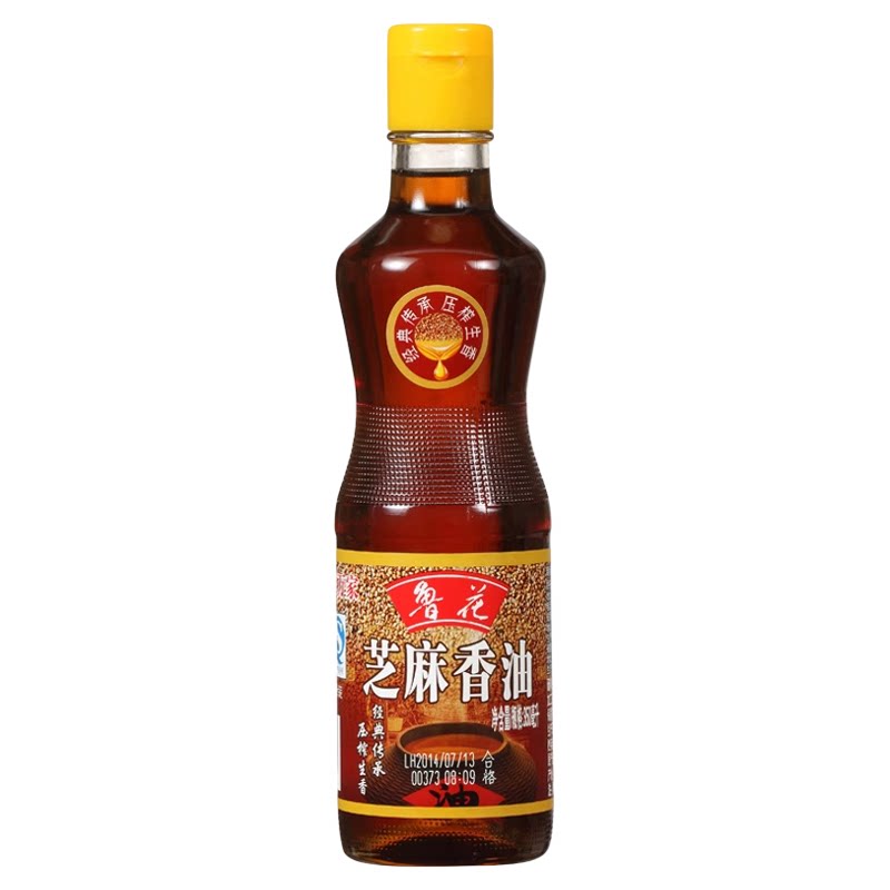 鲁花芝麻香油350ml 瓶装香油家用调味凉拌炒菜食用油