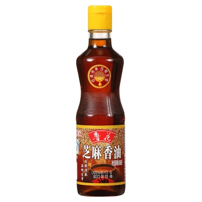 鲁花芝麻香油350ml 瓶装香油家用调味凉拌炒菜食用油