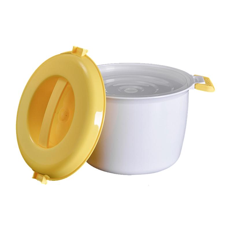 微波炉蒸笼专用器皿加热包子馒头食品级容器带盖家用蒸盒蒸米饭盒