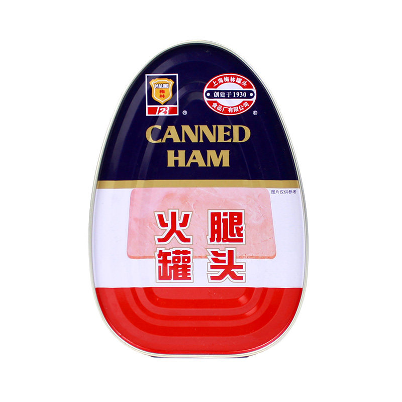 上海梅林火腿罐头454g猪肉罐头