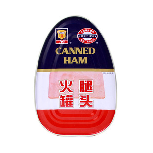上海梅林火腿罐头454g包邮炒菜汤火锅即食大块猪肉罐头速食无淀粉