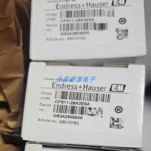 议价CPS11-2BA2ESA恩德斯豪斯EH数字式pH电极 原装现货 量大价优