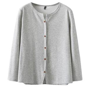 宛宛大码简约纯色百搭针织小开衫女秋季新款胖mm显瘦遮肉别致上衣