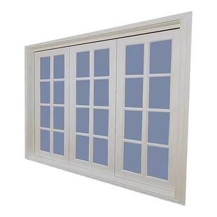 实木推拉窗日式格子窗玻璃木窗室内原木风隔断推拉窗法式折叠窗