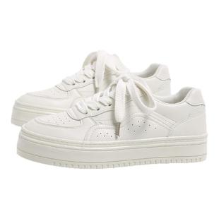 环球官方旗舰店正品小白鞋女2025秋季新款百搭运动休闲厚底板鞋子