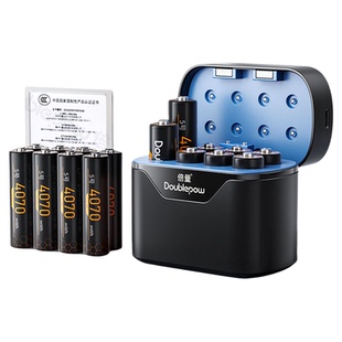 倍量5号充电锂电池游戏手柄键盘CCD相机闪光灯KTV话筒玩具吸奶器血压仪可快充套装大容量五号充电仓恒压1.5v