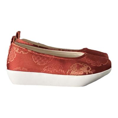 厚底鞋汉服鞋复原亚麻