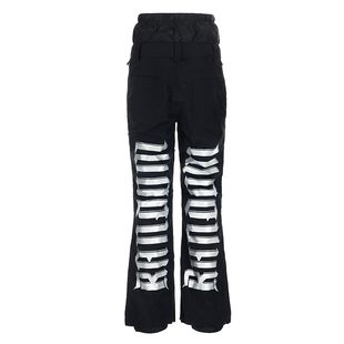 RandomPow 黑色反光滑雪裤男单板滑雪服双板防水透气透湿全压胶