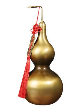 寅亥堂黄铜保平安家居大葫芦摆件