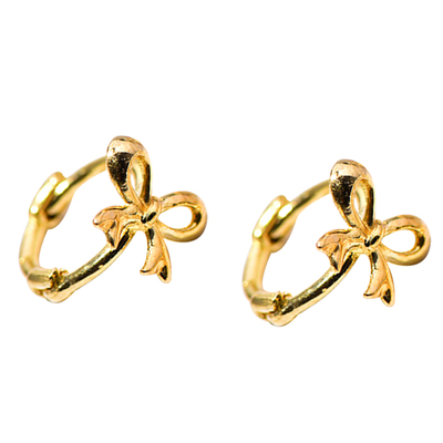 高级杭城五瓣小花六芒星耳骨环