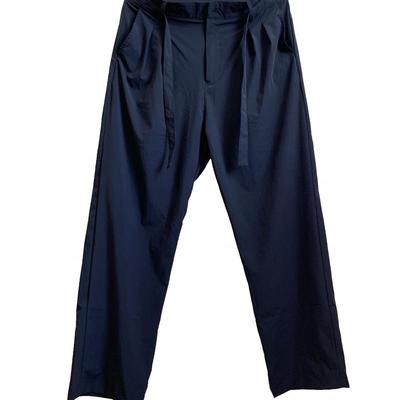 烦恼的Octopusl夏季宽松冰丝休闲西裤简约垂感轻薄直筒透气长裤男