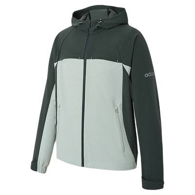 adidas阿迪达斯官方正品男款户外夹克连帽休闲外套运动服KA2557