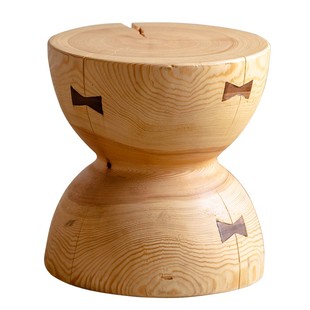 木墩凳实木茶几床头柜花架底座木桩根雕矮凳换鞋凳侘寂风木头墩子