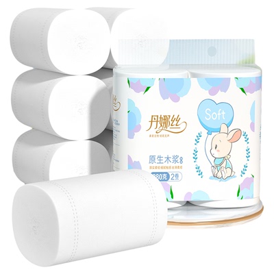 丹娜丝卫生纸卷纸280g家用实惠装