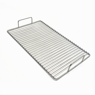 304不锈钢烧烤片架篦子条形炭炉户外方格熏烤肉网帘子竖条白钢