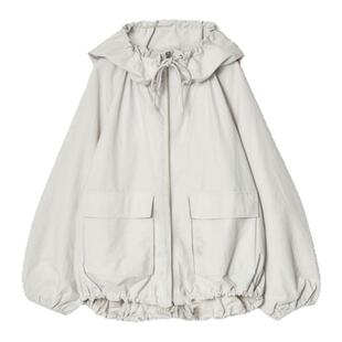 it :orange forest连帽工装机能风派克风衣女 夹克冲锋衣外套上衣