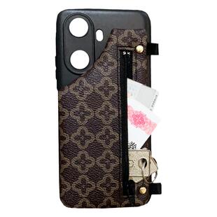 四叶草零钱包适用OPPOA58x手机壳Reno14/13pro防摔硅胶壳A3活力版斜跨背绳A97/A72/A57/A55通用K11x保护套K9s