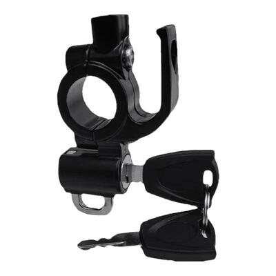 电动摩托车头盔防盗锁挂钩镜座