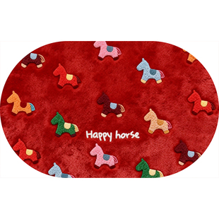 浴室地垫吸水防滑厕所脚垫2026新款马年洗手间入门垫卫生间小地毯