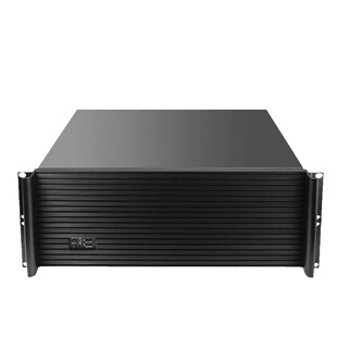 4U工控机箱短390铝面板eatx双路CPU大主板工作站机架式服务器机箱