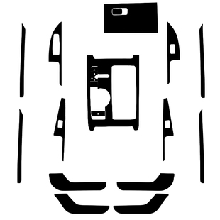 22-25款福特蒙迪欧改装内饰贴纸 中控仪表台排挡位装饰保护膜配件