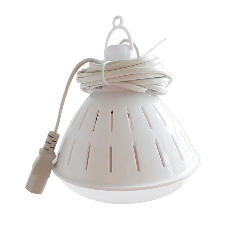 电瓶车专用LED灯泡带线品字插 电动48V60V摆摊照明节能夜市球泡