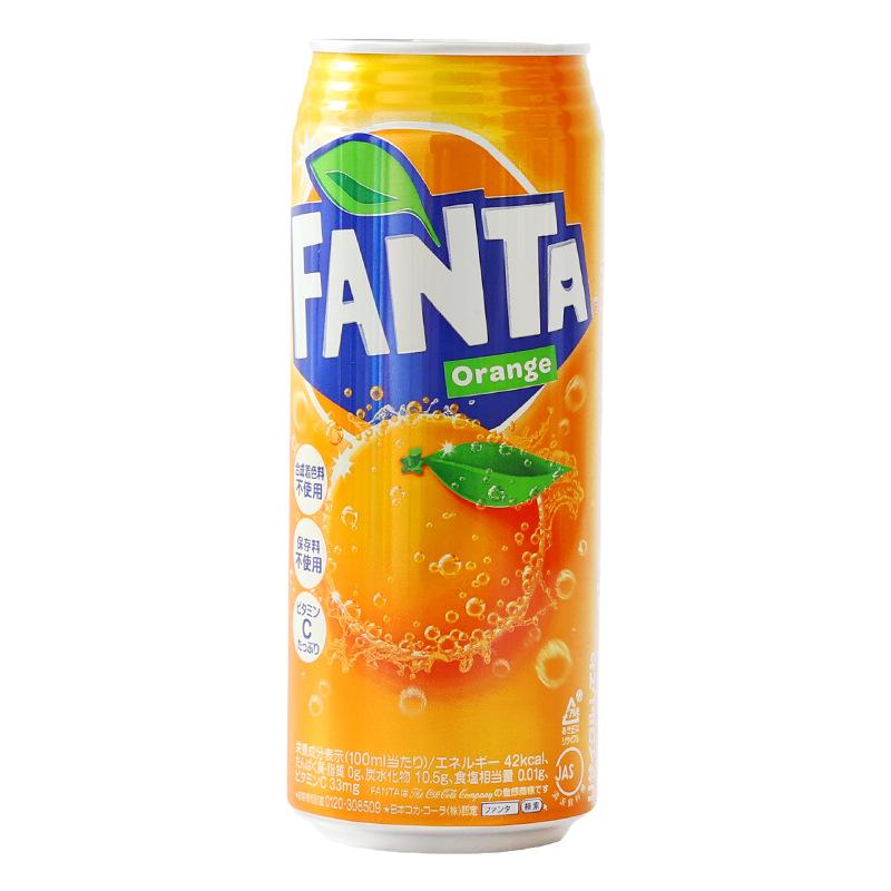 日本进口北海道FANTA/芬达汽水500ml*24罐阳光玫瑰苹果味碳酸饮料