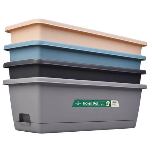 阳台种菜草莓盆栽专用盆塑料花盆家庭阳台蔬菜长方形葱种植箱室内