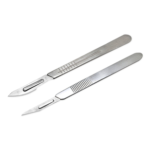 不锈钢手术刀片阉割刀片雕刻刀美工刻刀手机贴膜刀片刻画刻纸刀柄