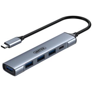 优越者usb3.0扩展器拓展坞TypeC分线器铝合金hub集线器手机平板ipad笔记本外接多插头多口mac转接插头转换器