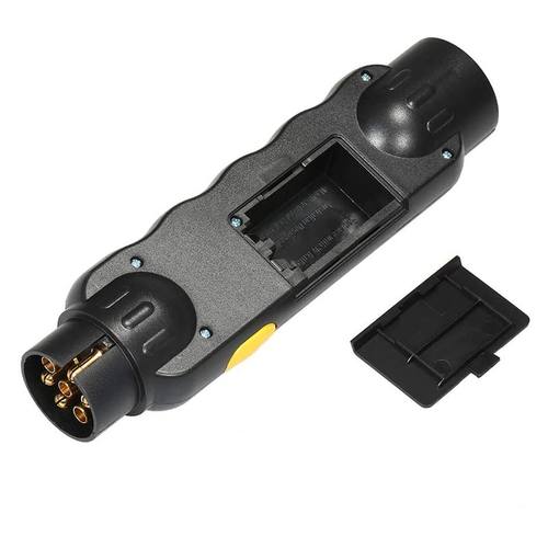 7芯拖车测试仪12V房车信号检测仪线路记录仪连接器插头插座