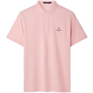 HLA/海澜之家凉感短袖POLO衫春夏艺术家ZOLA联名翻领休闲T恤男