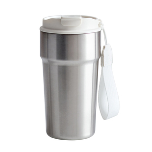 olayks立时保温杯女保冷便携316不锈钢咖啡杯500ml吸管饮用水杯