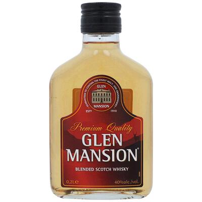 欧洲直邮Glen Mansion威士忌40%饱满馥润丝滑圆润香醇200ml