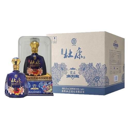 杜康蓝孟n19酒神52度浓香型白酒洛阳杜康蓝梦老酒国花窖正品原箱