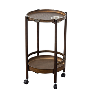 麻将茶几麻将桌茶水架沙发边几置物架棋牌室打牌专用可移动小茶桌