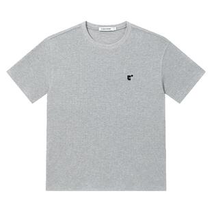 CLIMAX VISION轻薄肌理感华夫格刺绣休闲短袖T恤/宽松短裤男女款