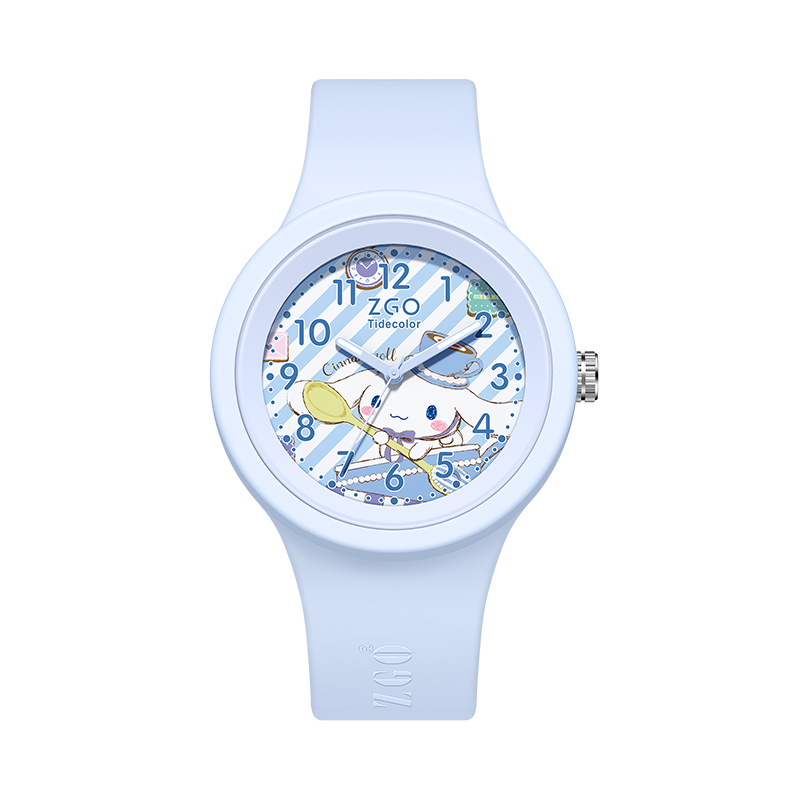 三丽鸥玉桂狗手表女款小学生防水 儿童女童学生女孩只看时间电子