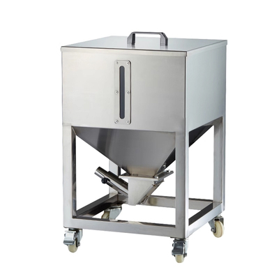 注塑机配件辅机不锈钢储料桶收料吸料盒周转箱储料仓自动方形非标